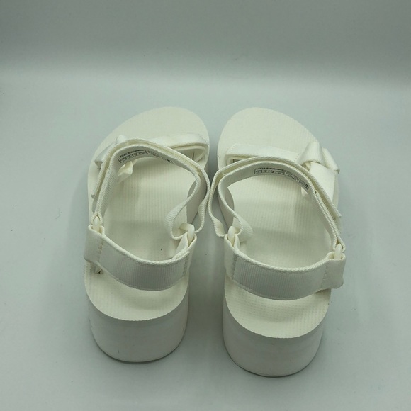 Teva | Shoes | Teva Ws Universal Flatform Bright White Sandals | Poshmark